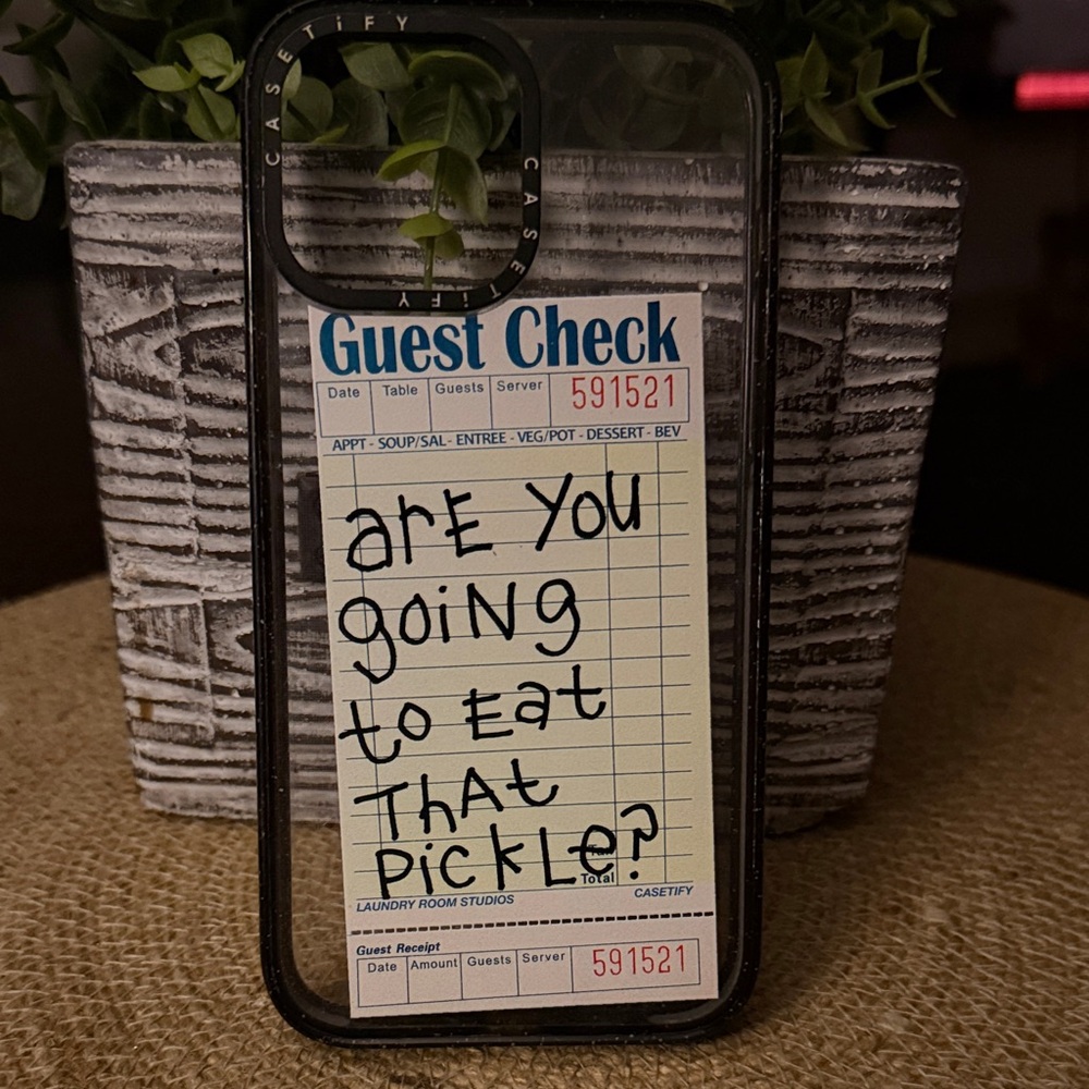 Casetify Quirky Guest Check Phone Case